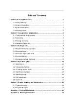 Preview for 3 page of MRC CWN-1.6KW User'S Operating Manual