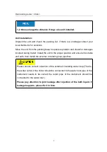 Preview for 10 page of MRC CWN-1.6KW User'S Operating Manual