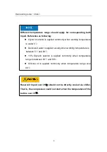 Preview for 12 page of MRC CWN-1.6KW User'S Operating Manual