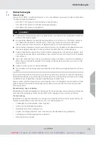 Preview for 73 page of MSA F2 X-TREM Operating Manual