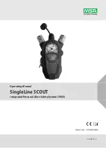 Preview for 1 page of MSA SingleLine SCOUT Operating Manual