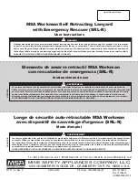 Preview for 1 page of MSA Workman SRL-R User Instructions