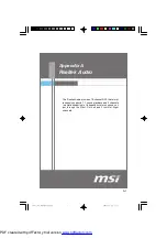 Preview for 66 page of MSI 790GX-G65 - SocketAM3/140W CPU/AMD 790GX User Manual