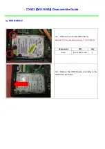 Preview for 4 page of MSI CX623 Disassemble Manual