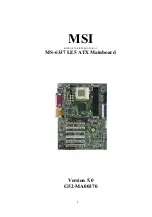 MSI MS-6337 Manual preview