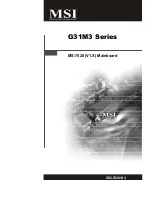 MSI MS-7528 Hardware User Manual preview