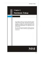 Preview for 19 page of MSI MS-9803 User Manual