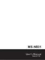 MSI MS-NB31 User Manual preview