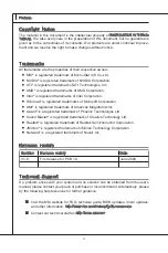 Preview for 2 page of MSI P55-GD65 series Technical Manual