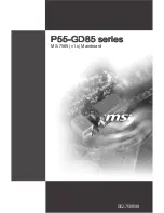 Preview for 1 page of MSI P55-GD85 series Instruction Manual