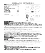 Preview for 4 page of mspa B-110 Silver Cloud Important Safety Instructions Manual