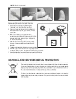 Preview for 21 page of mspa M-001LS Nest Owner'S Manual And Warranty