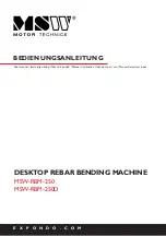 MSW MSW-RBM-250 User Manual preview