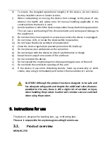 Preview for 7 page of MSW MSW-RBM-250 User Manual