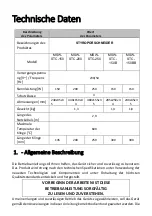 Preview for 3 page of MSW MSW-STC-150 User Manual