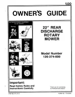 MTD 126-374-000 Owner'S Manual preview