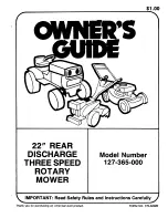 Preview for 1 page of MTD 127-365-000 Owner'S Manual