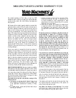 Preview for 21 page of MTD 430 Series Operator'S Manual