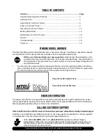 Preview for 2 page of MTD 615 Operator'S Manual