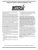 Preview for 36 page of MTD 760-779 Operator'S Manual