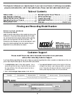 Preview for 2 page of MTD 769-01275D Operator'S Manual