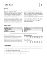 Preview for 2 page of MTD 800 Series Operator'S Manual