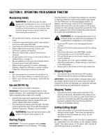 Preview for 45 page of MTD 820 Series Operator'S Manual