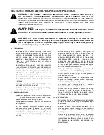 Preview for 3 page of MTD E644F Operator'S Manual