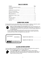 Preview for 2 page of MTD E663G Operator'S Manual