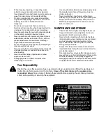 Preview for 4 page of MTD E663G Operator'S Manual