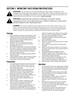 Preview for 3 page of MTD Series 410 Operator'S Manual