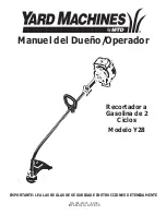 Preview for 41 page of MTD Yard Machines Y28 Operator'S Manual