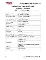 Preview for 9 page of MTE dV E Series Technical Reference Manual