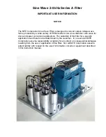 Preview for 2 page of MTE Sine Wave Filter User Manual