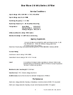 Preview for 9 page of MTE Sine Wave Filter User Manual