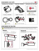 MTI DOOR/DRAWER LOCK Product Manual preview