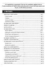 Preview for 2 page of Mueller DW-2400 Professional User Manual