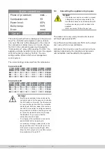 Preview for 21 page of Multicalor Udara 10 Installation And User Instruction Manual