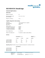 Preview for 40 page of MultiChannel Wireless2100-System Manual