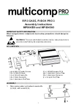 multicomp pro RPi3 CASE Assembly Instructions preview