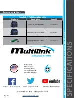 Preview for 17 page of Multilink Optima 16 Installation Manual