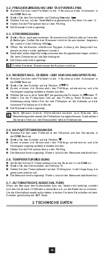 Preview for 19 page of Multimetrix CM603 Manual