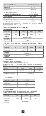 Preview for 27 page of Multimetrix CM603 Manual