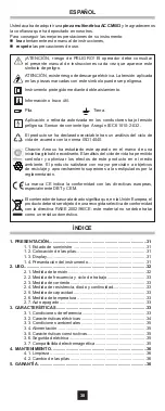 Preview for 30 page of Multimetrix CM603 Manual