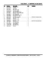 Preview for 41 page of MULTIQUIP ga2.5Hr Operation And Parts Manual