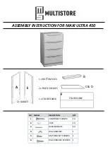 Preview for 2 page of Multistore Compact Series Assembly Instructions Manual