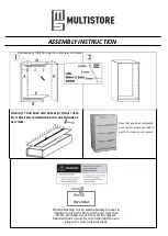 Preview for 3 page of Multistore Compact Series Assembly Instructions Manual