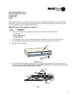 Preview for 1 page of Multitech MMH956K Product Update