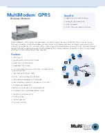 Preview for 1 page of Multitech MultiModem GPRS DE-15 Brochure & Specs