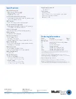 Preview for 4 page of Multitech MultiModem GPRS DE-15 Brochure & Specs